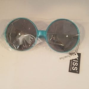 Super oversized sunglasses turquoise new